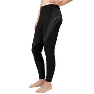 Ropa ecuestre de ajuste favorecedor, mallas, pantalones de gamuza, mallas técnicas personalizadas al por mayor para montar a caballo, mallas - Product Image 1