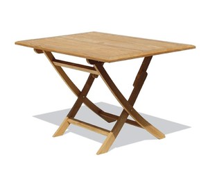 Teak Solid Wood Durable Modern Outdoor <b>Folding</b> <b>Table</b> Minimalist Design Wood Frame Garden Patio Furniture - Product Image 3