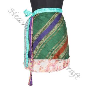 Minifalda mágica de 21 ", Reversible, de seda, con cuello Halter - Product Image 3