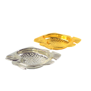 Plato de baratija de hoja de oro de Metal de aluminio más vendido, bandeja de baratija de joyería de gran venta, anillo, collar, bandeja de baratija al precio más bajo - Product Image 2