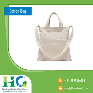 Organic Cotton Tote <b>Bag</b> | Eco Friendly Reusable Shopping Carry <b>Bag</b> with Long Shoulder Handles Custom Logo Wholesale Supply <b>Bag</b> - Product Image 6