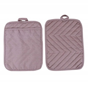 Guata de algodón de primera calidad, soporte acolchado para ollas y manoplas para horno, proveedor de 100% algodón para uso en cocina, soportes para ollas para cocina reutilizables - Product Image 6