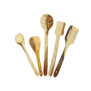 Set of four Customized size and shape <b>spoon</b> set handmade <b>wooden</b> <b>cooking</b> turner <b>spoon</b> set at cheapest price - Product Image 6