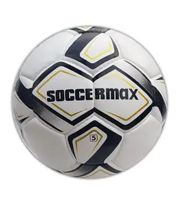 كرة القدم المهنية مواد ذات جودة عالية بو اليد مخيط ، الهجين & بالحرارة soccermax كرة القدم نوعية جيدة