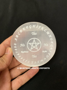 แผ่นหินโมราแกะสลักแผ่นคริสตัลรักษาธรรมชาติหินเรกิปรับสมดุลการทำสมาธิเพื่อการทำความสะอาดบ้าน - Product Image 6