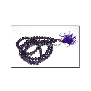 Amatista cuentas japonés Mala para la oración - Product Image 1