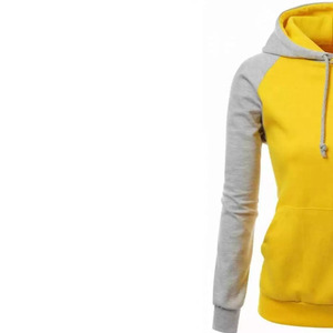 Sudaderas con capucha cortas personalizadas para mujer, estilo OEM nuevo, 100% algodón, sudaderas económicas. - Product Image 2