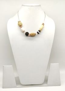 Collar Llamativo Hecho a Mano con Cuentas Chapado en Oro para Mujer, Accesorios de Joyería de Moda para Fiesta o Compromiso, India - Product Image 2