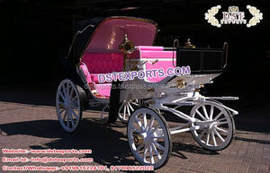 Carruaje de caballos victoriano australiano para boda Carruaje de caballos de boda victoriano Buggy Reino Unido Carruaje victoriano cubierto blanco - Product Image 4