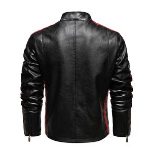 Leather <b>Motorbike</b> Racing Jacket Unisex Waterproof Breathable Leather/Polyester <b>Motorbike</b> Jacket with All Weather Protection - Product Image 4