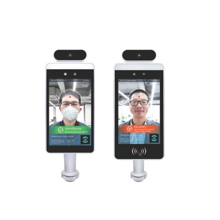 Facial Recognition with Body Temperature Measurement