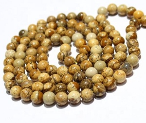 Imagen Jasper forma redonda liso suelto piedras preciosas pulidas cuentas que hacen joyería precio al por mayor por quilate Natural buena calidad - Product Image 3