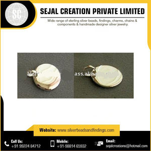 Meilleure qualité 4mm bijoux en argent Logo étiquettes gravure pendentifs et résultats approvisionnement en vrac en gros - Product Image 4