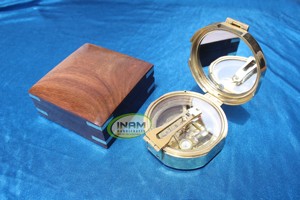 Brújula Marina hecha a mano de alta calidad, caja de madera shisham bonita y a la moda - Product Image 3