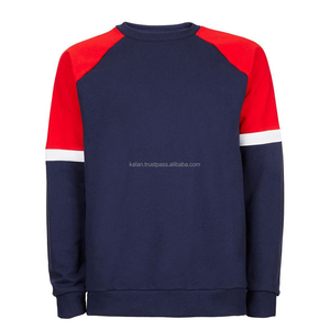 KISSM8 sudadera informal de invierno para hombre de alta calidad azul 100% algodón logotipo personalizado bordado patrón sólido Sudadera con capucha de talla grande - Product Image 6