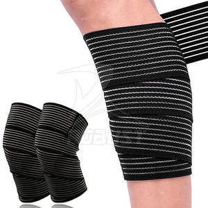 Bandages de compression du genou en néoprène unisexe de haute qualité Logo personnalisé Durable à bas prix Power Lifting Gym Fitness Fitness Sécurité - Product Image 4