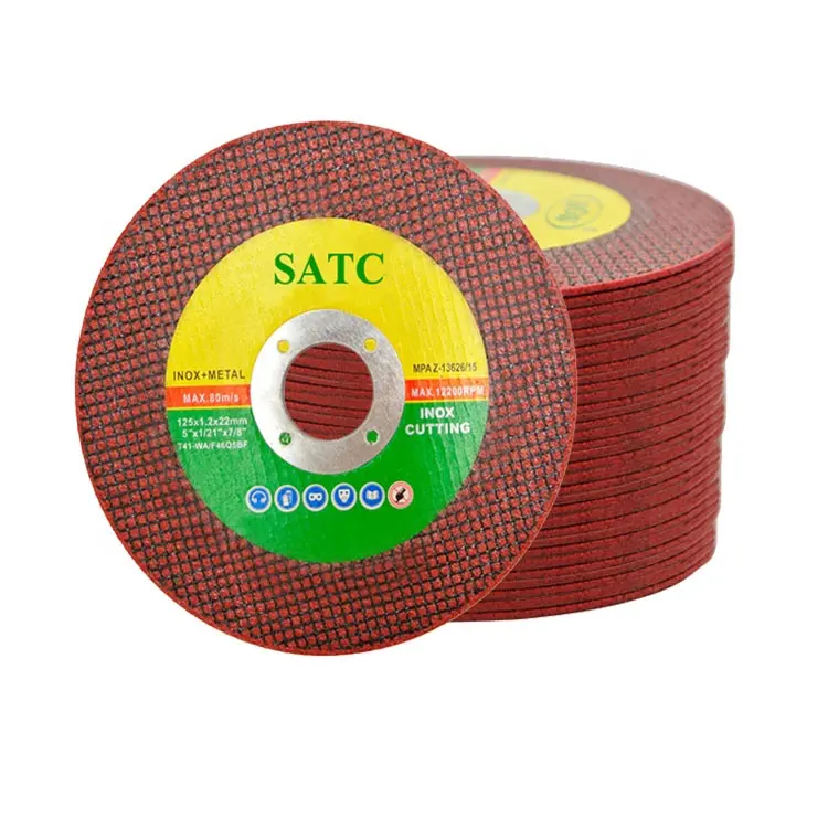 SATC T41A Reinforced 4 Inch Cut Off Wheels Cutting DiscsためInox Stainless Steel Cutting、105 × 1 × 16ミリメートルAbrasive DISC