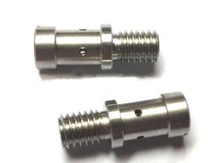 Pièces usinées CNC sur tour automatique suisse personnalisées, y compris des arbres en acier inoxydable, des goupilles d'axe en laiton, de l'aluminium et du cuivre - Product Image 4