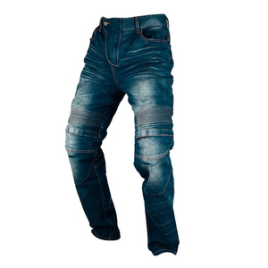 กางเกงยีนส์นักขี่จักรยานทรงตรงสำหรับผู้หญิงผ้าเดนิมมอเตอร์ไซด์ที่ได้รับการรับรองจาก CE - Product Image 2