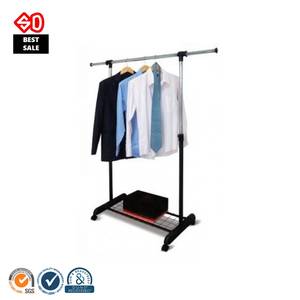 Séchoir à linge à 2 niveaux en tissu blanc pour intérieur - Product Image 1