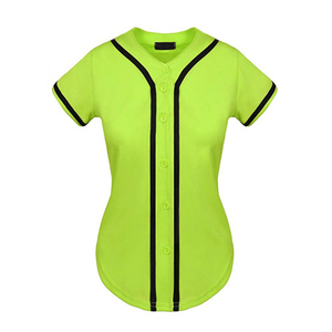 Camiseta de béisbol de todos los equipos para mujer, camiseta de estilo caliente para chicas, camiseta de béisbol en blanco para mujer con diseño de impresión personalizada - Product Image 3