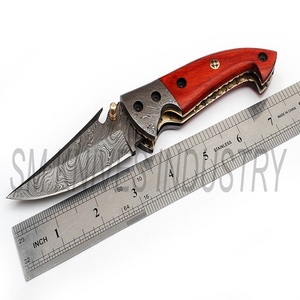 ที่กำหนดเองที่ทำด้วยมือที่สวยงามซับล็อคมีดพับบิดรูปแบบ (Smk1241) - Product Image 5