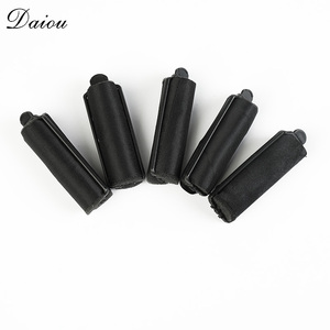Usine En Gros Noir Satin Tissu Éponge Cheveux Rouleaux Bricolage <span class=keywords><strong>Coiffure</strong></span> Outils Sommeil <span class=keywords><strong>Mousse</strong></span> Cheveux Rouleaux - Product Image 1