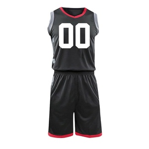 Último estilo mejor calidad logotipo personalizado hombres baloncesto uniforme Bsci venta al por mayor ropa deportiva color sólido hombres baloncesto uniformes - Product Image 4