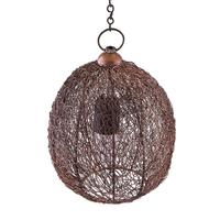 Nouveau Design de lampe suspendue en fil de maille cuivre/noir/or/argent.