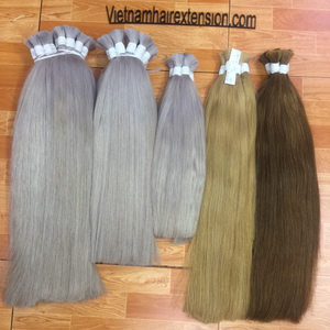 Extensions de cheveux vierges Remy 100% humains, couleur russe, ondulation profonde, origine Vietnam - Product Image 1