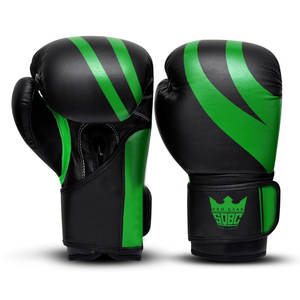 Gants de boxe verts personnalisés, gants de combat de kickboxing et gants d'entraînement au combat - Product Image 2