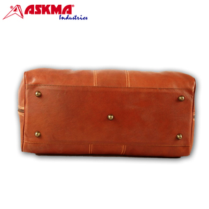 Genuine Leather Extra Large <b>Weekend</b> Duffel <b>Bag</b> Large Capacity <b>Travel</b> & Laptop <b>Bags</b> Waterproof Leather Luggage <b>Bag</b> - Product Image 5