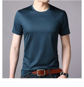 T-shirt pour hommes, vêtement surdimensionné, en Polyester, de qualité supérieure, avec impression et broderie, fait sur mesure, 100% - Product Image 4