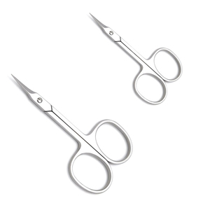 Ciseaux à cuticules lame incurvée acier inoxydable coupe-ongles cuticules soins des ongles lame de haute qualité ciseaux à cuticules à prise facile - Product Image 3