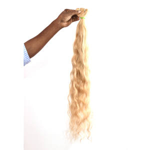 Extensiones de cabello humano virgen alineado con cutícula rubia 613 de 40 pulgadas al por mayor mechones de cabello virgen de alta calidad de 613 colores - Product Image 6