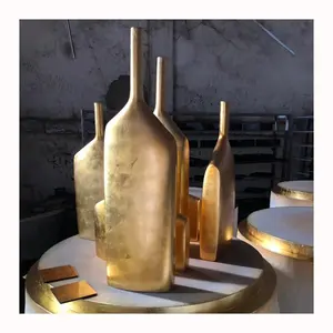 Best selling high quality new design lacquer vases with gold color from Vietnam