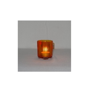 Vela votiva de cristal mercurizado para bodas, recipiente de vela en relieve para decoración del hogar, estilo moderno y lujoso, mate votivo - Product Image 3