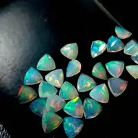 Natural Ethiopian Opal Trillion Cut Calibrated Gemstones