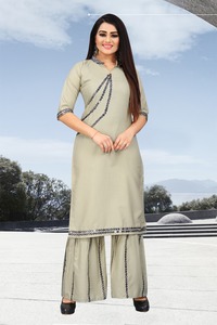 Nouvelles Collections Dames Ethniques Dames Kurtis Coton Femmes Dernier Design De Mode Prêt À Porter Bas Prix Robe Indienne En Gros Apparelgarment - Product Image 4