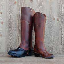 Half Chaps de cuero genuino Premium para hombres y mujeres Ropa ecuestre de estilo occidental de moda para montar a caballo - Product Image 3