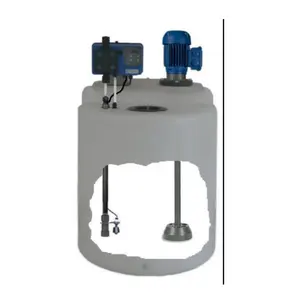 Best Italian Quality Dosing Pump tank with electric mixer for Water Treatment swimming pool