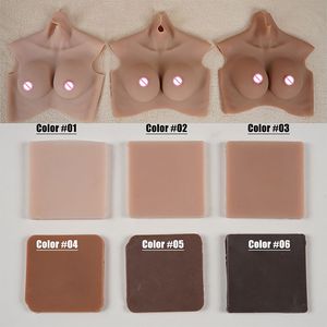 URCHOICE Silikon Setengah Tubuh Payudara Payudara Payudara Palsu Transgender Payudara Palsu Dada Dada Dada Dada Pria Besar Cangkir E Silikon - Product Image 2