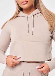 <b>Men's</b> Cotton/Polyester Windproof Eco-Friendly Plus Size Hoodie with Custom Logo Two Piece Jogging Suit-Active Bottoms - Product Image 4