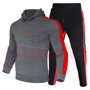 Sudaderas con capucha y pantalones de chándal para hombre Logotipo personalizado Pantalones activos Trajes de sudor cómodos - Product Image 1