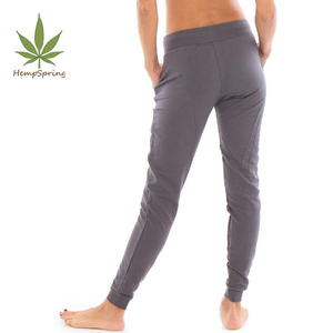 Pantalones de <span class=keywords><strong>Yoga</strong></span> de algodón de bambú ecológicos naturales, <span class=keywords><strong>ropa</strong></span> de entrenamiento de cintura alta, pantalones de <span class=keywords><strong>Yoga</strong></span>, <span class=keywords><strong>ropa</strong></span> de entrenamiento cómoda y elástica - Product Image 6