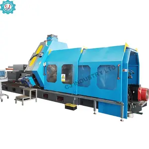 Steel Forming Lathe Machine Horizontal CNC Three Wheel Metal Spinning Machine For Long Tube Expanding Shrinking Necking