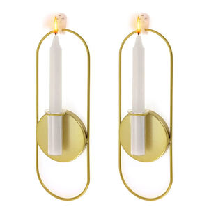 Cono de pared chapado en oro y Metal personalizado, hecho a mano, venta directa de fábrica, OEM - Product Image 1