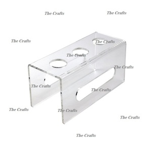 Soporte de acrílico para helados de forma redonda con soporte de cono de helado de calidad superior para uso doméstico en hoteles y eventos - Product Image 5