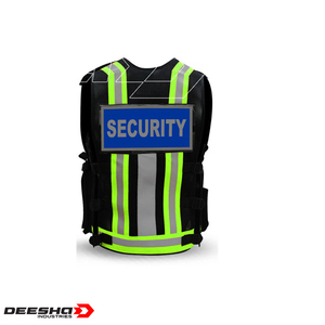 Gilet de travail haute visibilité avec caractéristiques de sécurité réfléchissantes Logo personnalisé Nombreuses poches pour vêtements de sport et veste de sécurité - Product Image 2