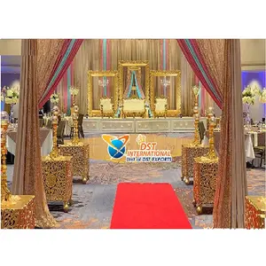 Adorable Wedding Ceremony Decorations Pedestals Indian Wedding Aisleway Boxes For Wedding Entry Traditional Walkway Pedestals